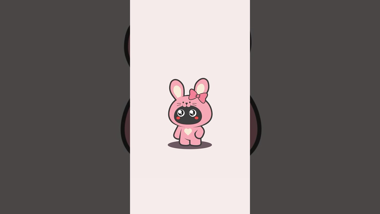 ぴょこっぴょこっ🐰 #ごすちゅむ #Ghostume #らぶちゅむ #アニメ #イラスト #アニメーション #ぴゅあぴゅあラブリー右フック #アストロノオト #松原照子 #テルルン #shorts