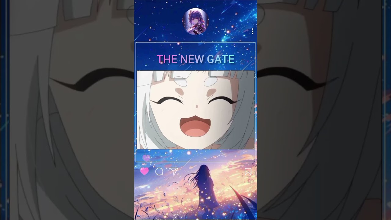 THE NEW GATE #music #anime #animation #animeedit #jai454r #shortsvideo #animelover #shorts