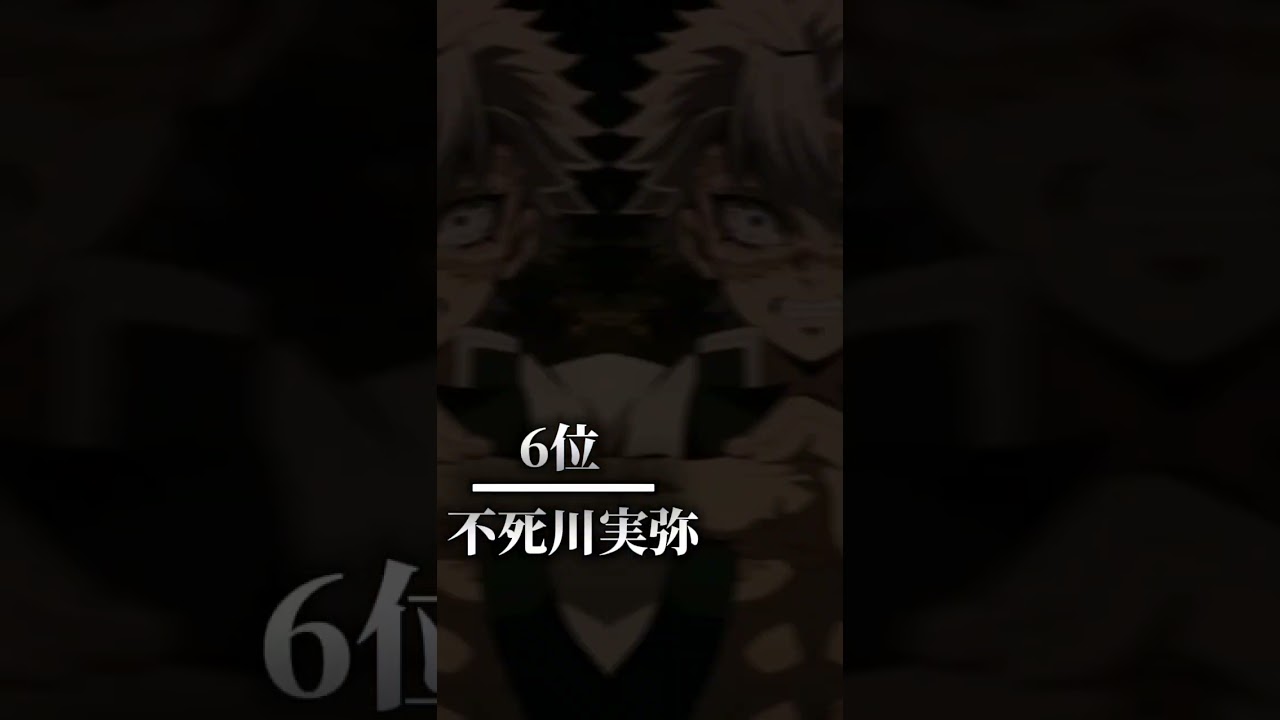鬼滅の刃　柱稽古編　最強ランキング
