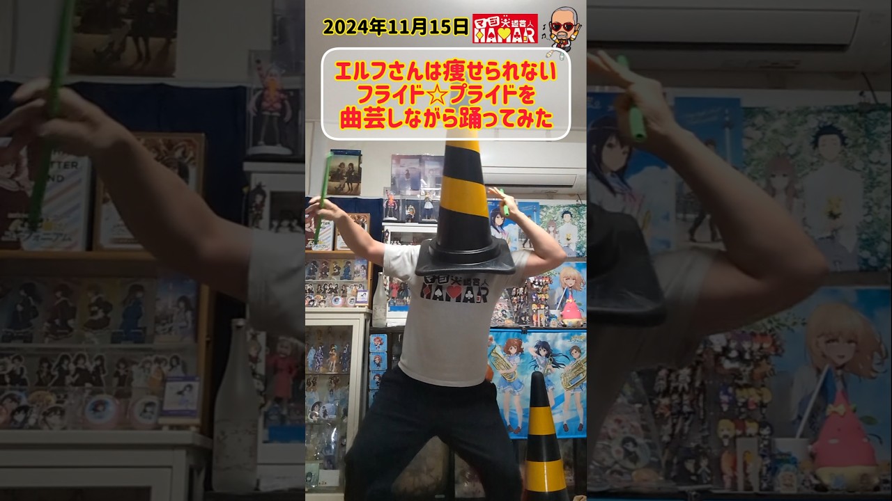 【#ポテトダンス】フライド☆プライド 曲芸しながら踊ってみた 【エルフさんは痩せられない。】