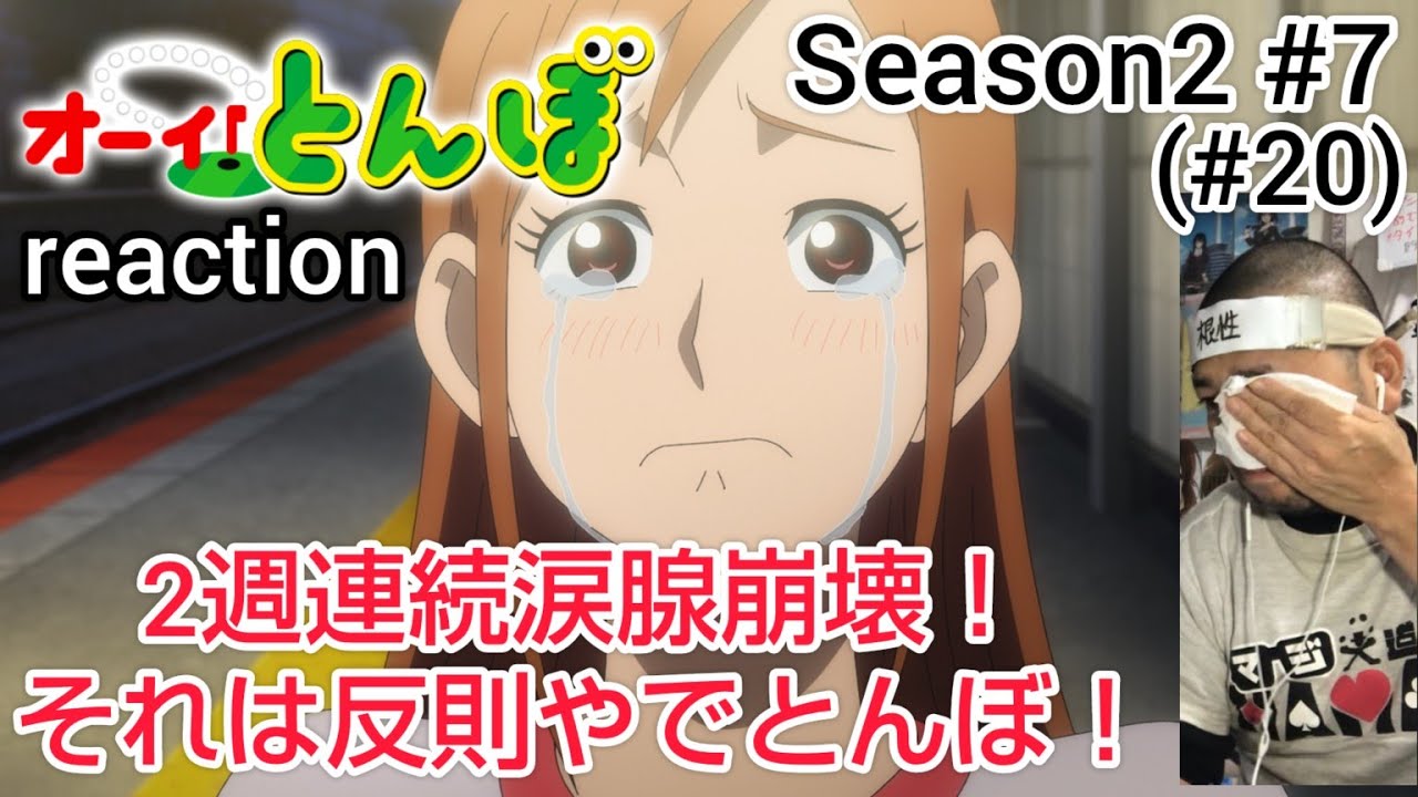 オーイ！とんぼ 20話 (2期7話) リアクション 【2週連続涙腺崩壊！最後の最後に涙腺に不意打ちストレートです！】 O-i!Tonbo ep20 reaction 同時視聴 反応 #オーイとんぼ