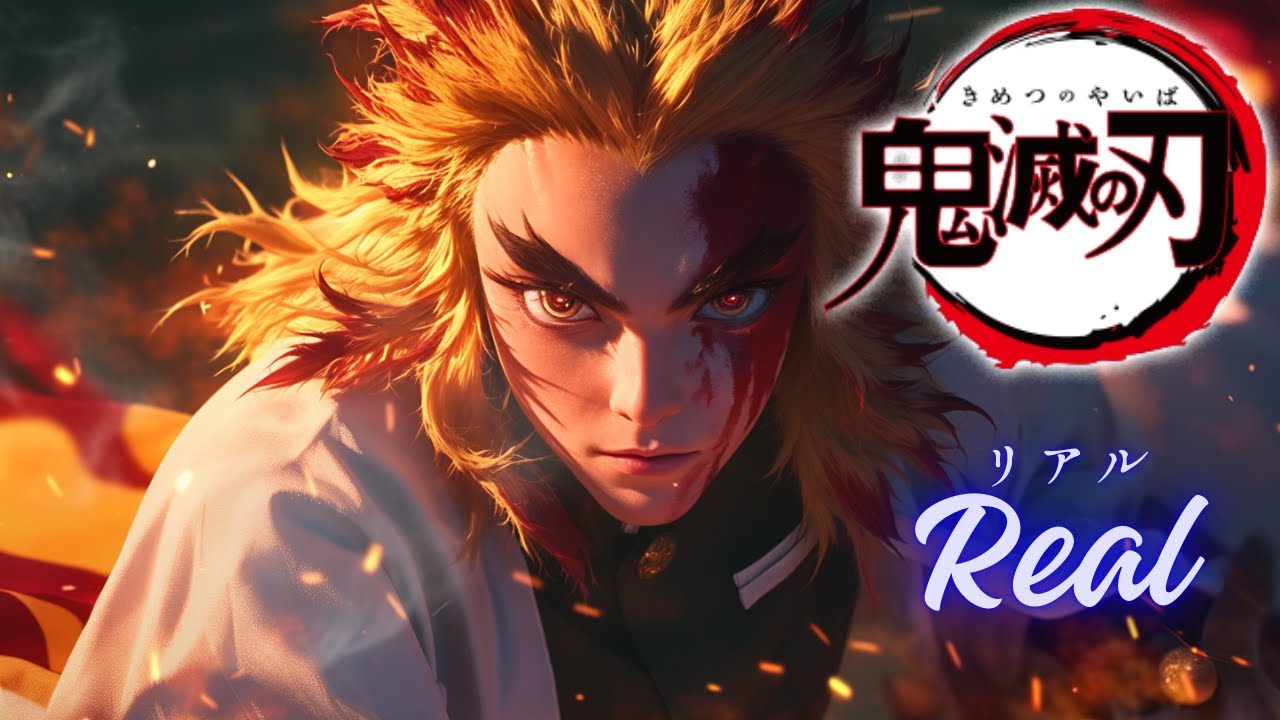 鬼滅の刃リアルReal(リアル)#鬼滅の刃  #anime #実写 #ai