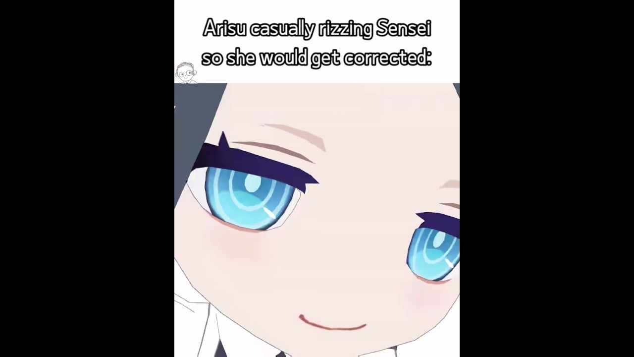 This Arisu Tries To Rizz Sensei? 😭💢 #bluearchive #bluearchiveglobal #ブルーアーカイブ #ブルアカ #shorts