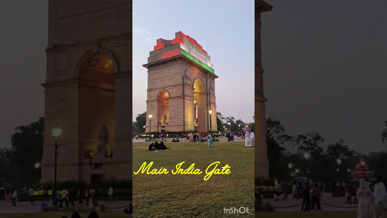 Explore the iconic India Gate@New Delhi