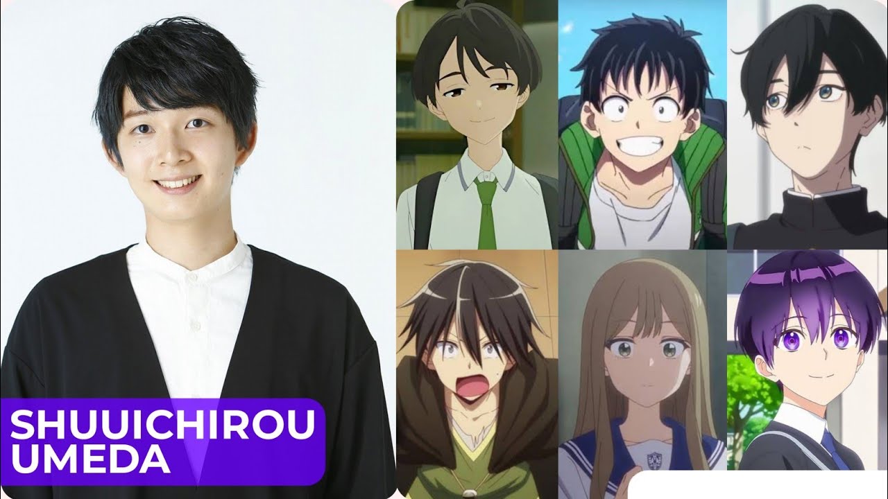 Shuuichirou Umeda [梅田修一朗] Top Same Voice Characters Roles