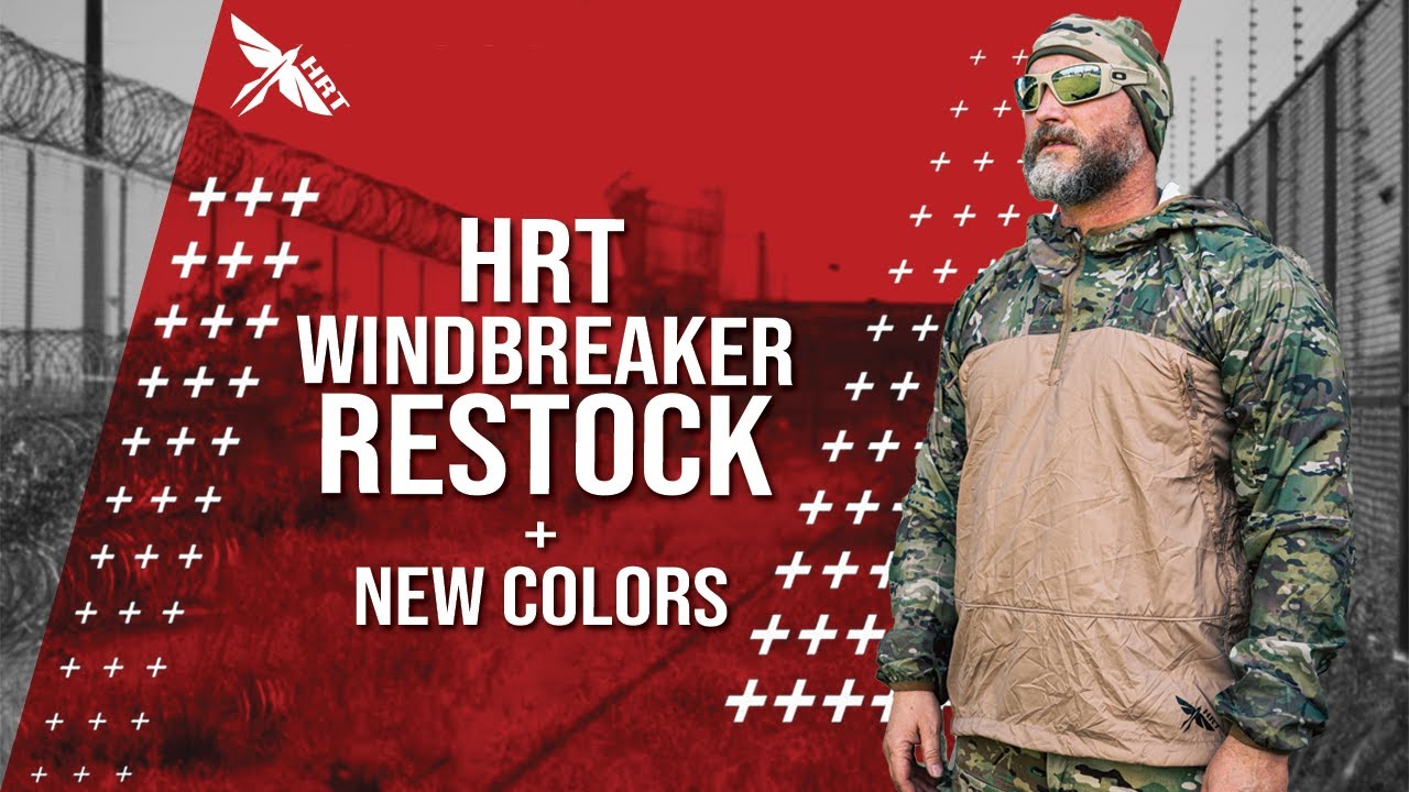 HRT Tactical Windbreaker Jacket RESTOCK + NEW Colors!