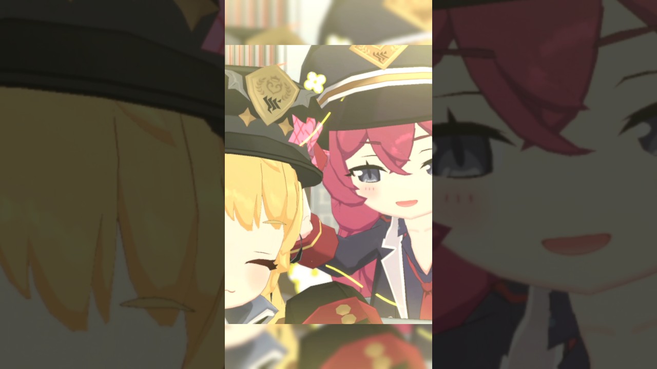 【ブルアカ】棗イロハ＆丹花イブキ（doodle）　#ブルーアーカイブ #ブルアカ#棗イロハ#丹花イブキ#shorts #short