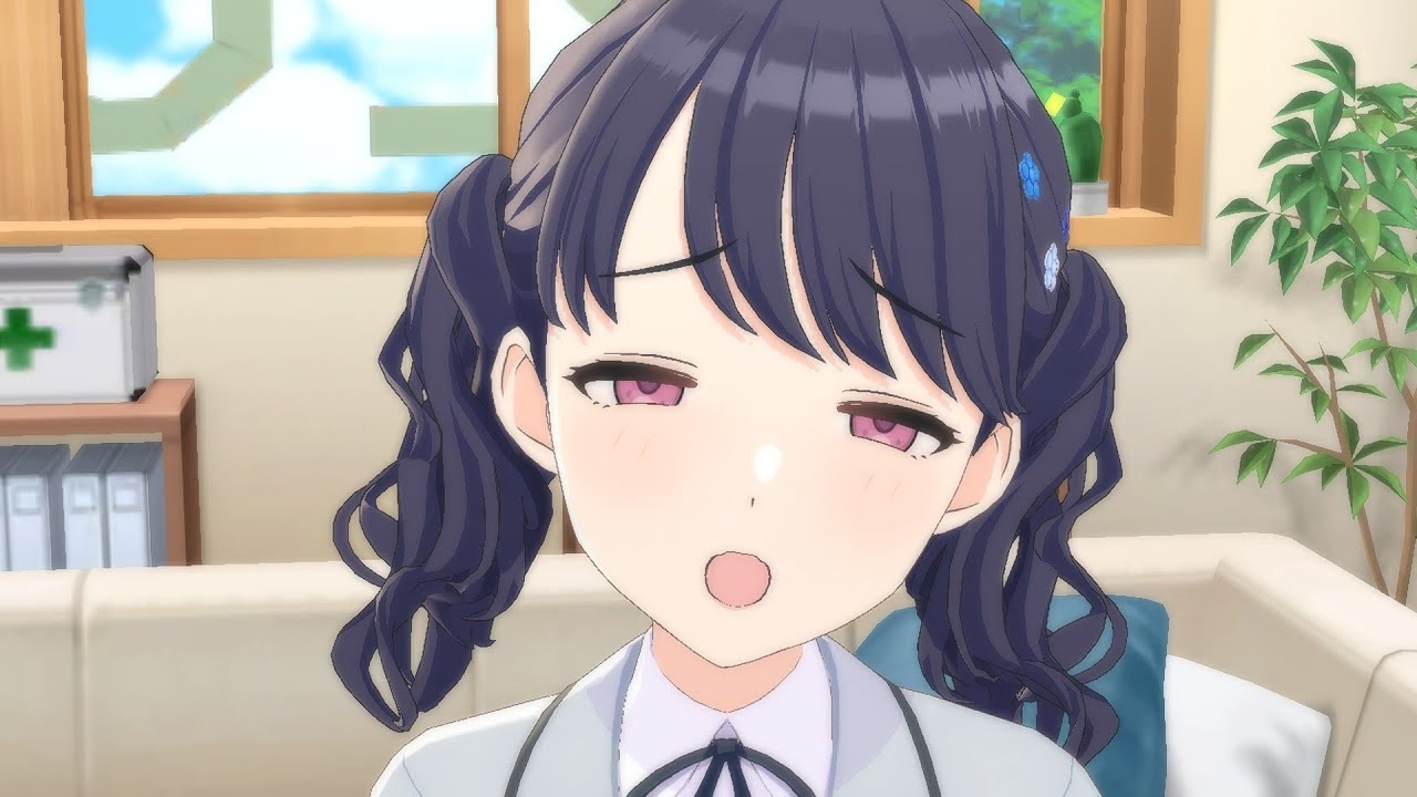 福丸小糸にお菓子を与えるシャニP