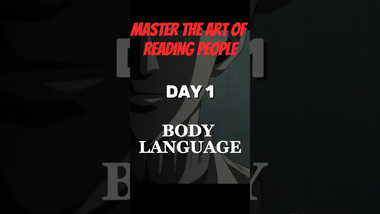 Body Language Unlocked: Day 1 of the Psychology Challenge #darkpsychology #challenge