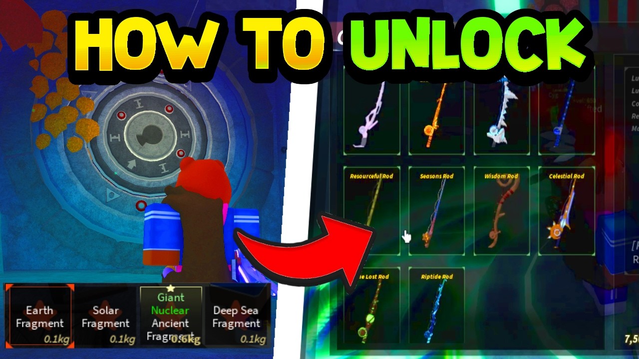How To Find ALL FRAGMENTS & Unlock Ancient Archives Door in Fisch Roblox!
