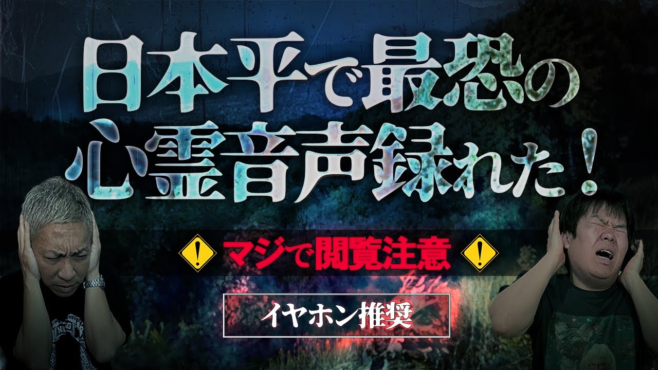 ※ガチ閲覧注意!!※「ﾀｽｹﾃ…」心霊音声にスタジオ絶句!視聴者も不調続出!!【ナナフシギ】【怖い話】