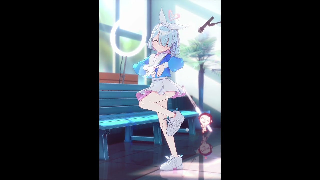 Blue Archive Arona's POP IN 2 MMD feat. ᕕ◠ڼ◠ᕗ #アロナ #ブルアカ #POPIN2 #SHORTS