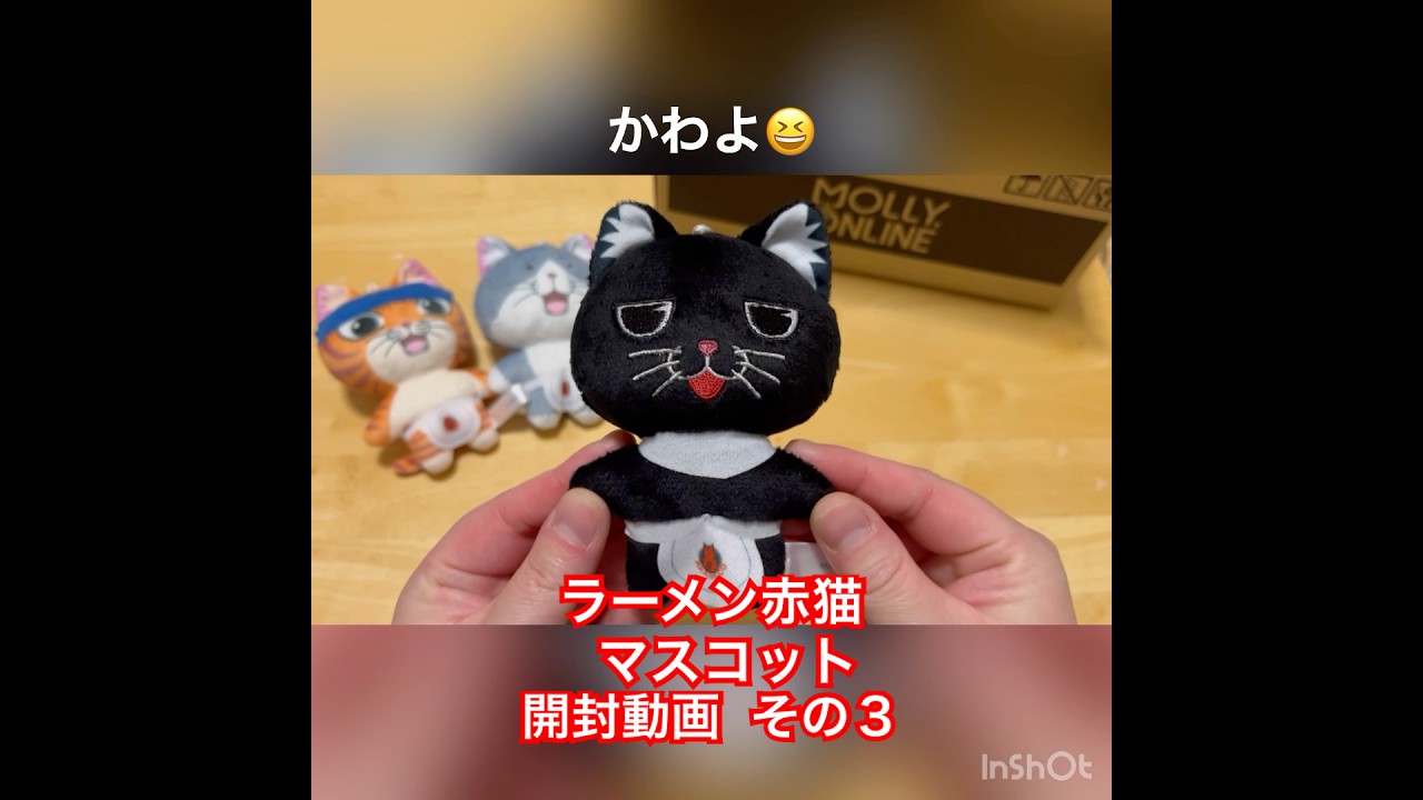 『ラーメン赤猫』マスコット開封動画【サブちゃん】