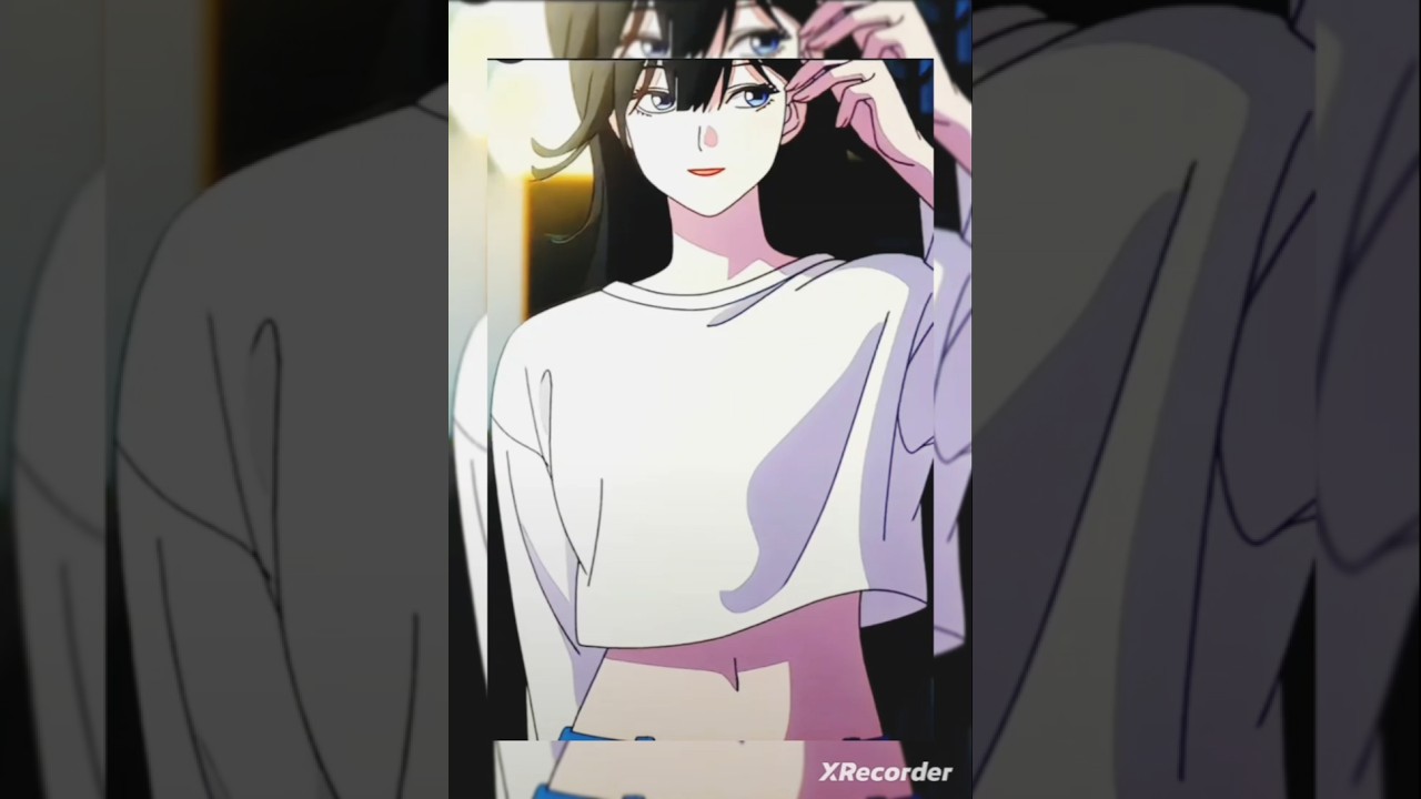 The girl downstairs💗💖 #anime #youtube #music #shots #edit ☺🥰😊