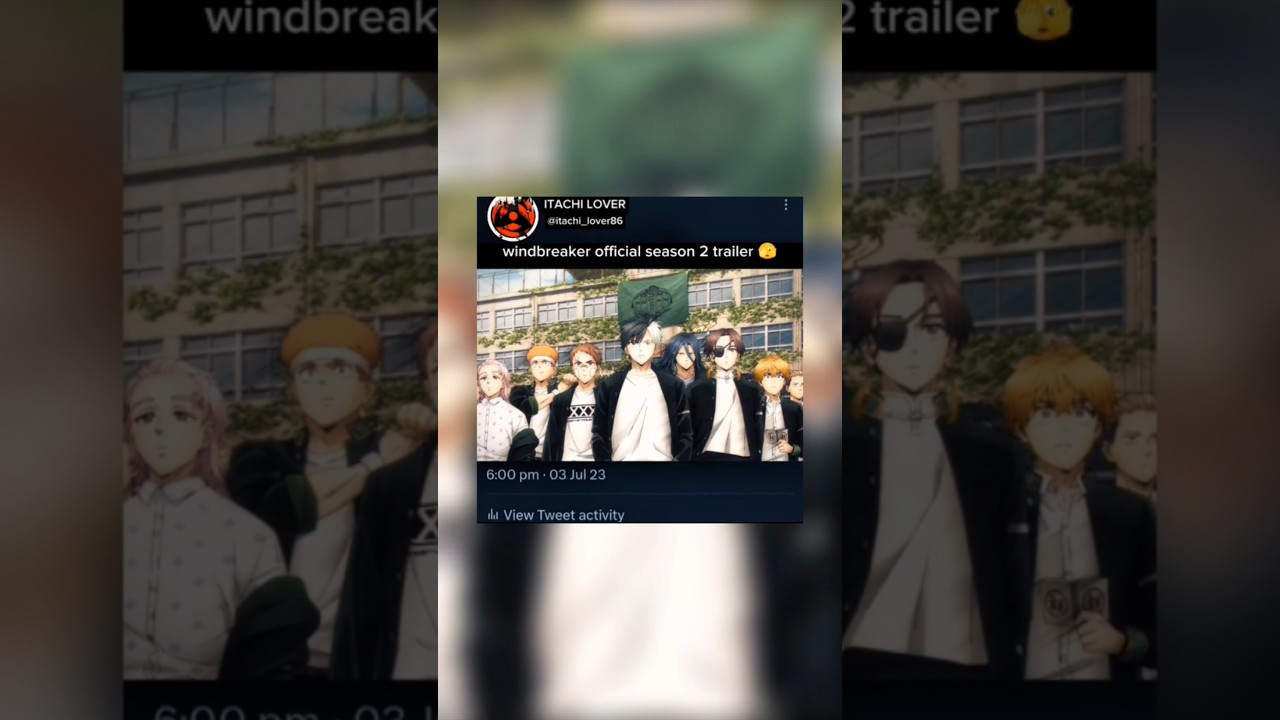 windbreaker official season 2 trailer #windbreaker #anime
