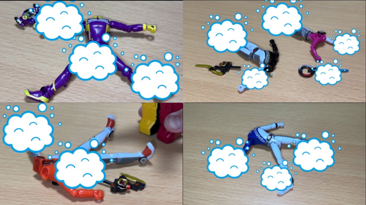 驚きの吸収力！爆上戦隊ブンブンジャー 第39話④劇中再現動画！ブンブンジャーが次々とスポンジに吸い取られちゃった！Bakuage Sentai Boonboomger ep39