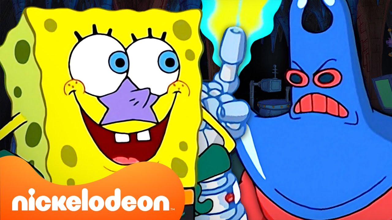 スポンジ・ボブ | スポンジ・ボブが危機を救う日、60分💥 | @スポンジ・ボブ公式 | ニコロデオンジャパン