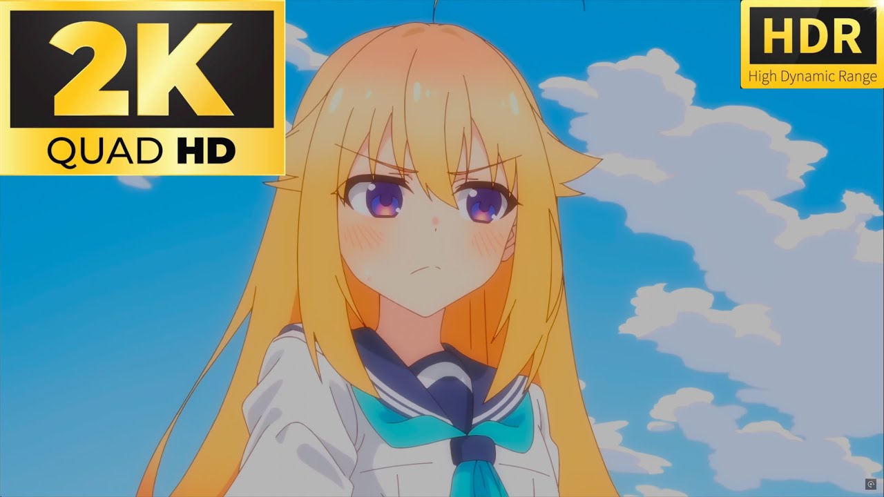 【2K QHD HDR】しかのこのこのここしたんたんOP 60fps 【フレーム補間】