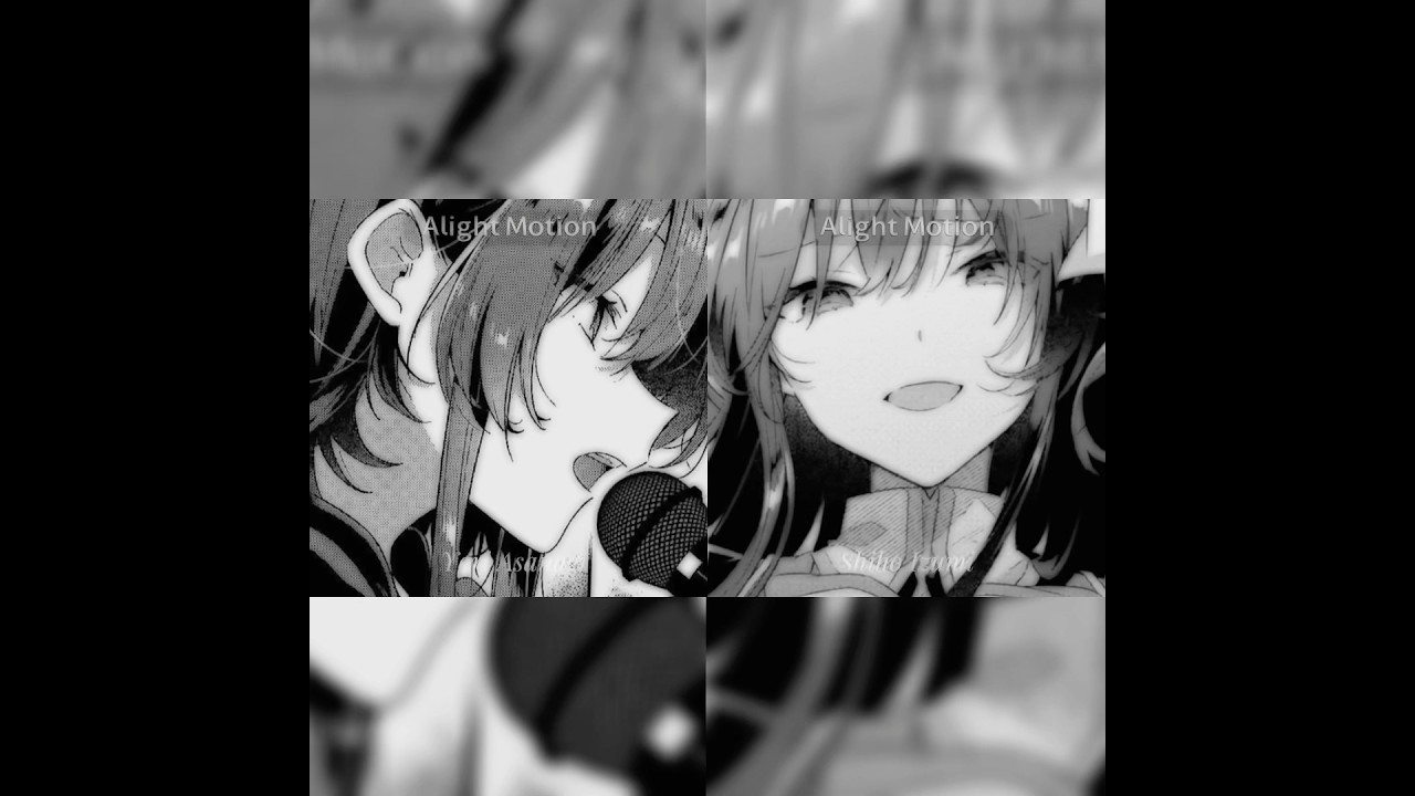 この2人のギャップほんとに好き、🫣💕　#ささやくように恋を唄う #sasayakuyounikoiwoutau #朝凪依#泉志帆 #百合　#alightmotion