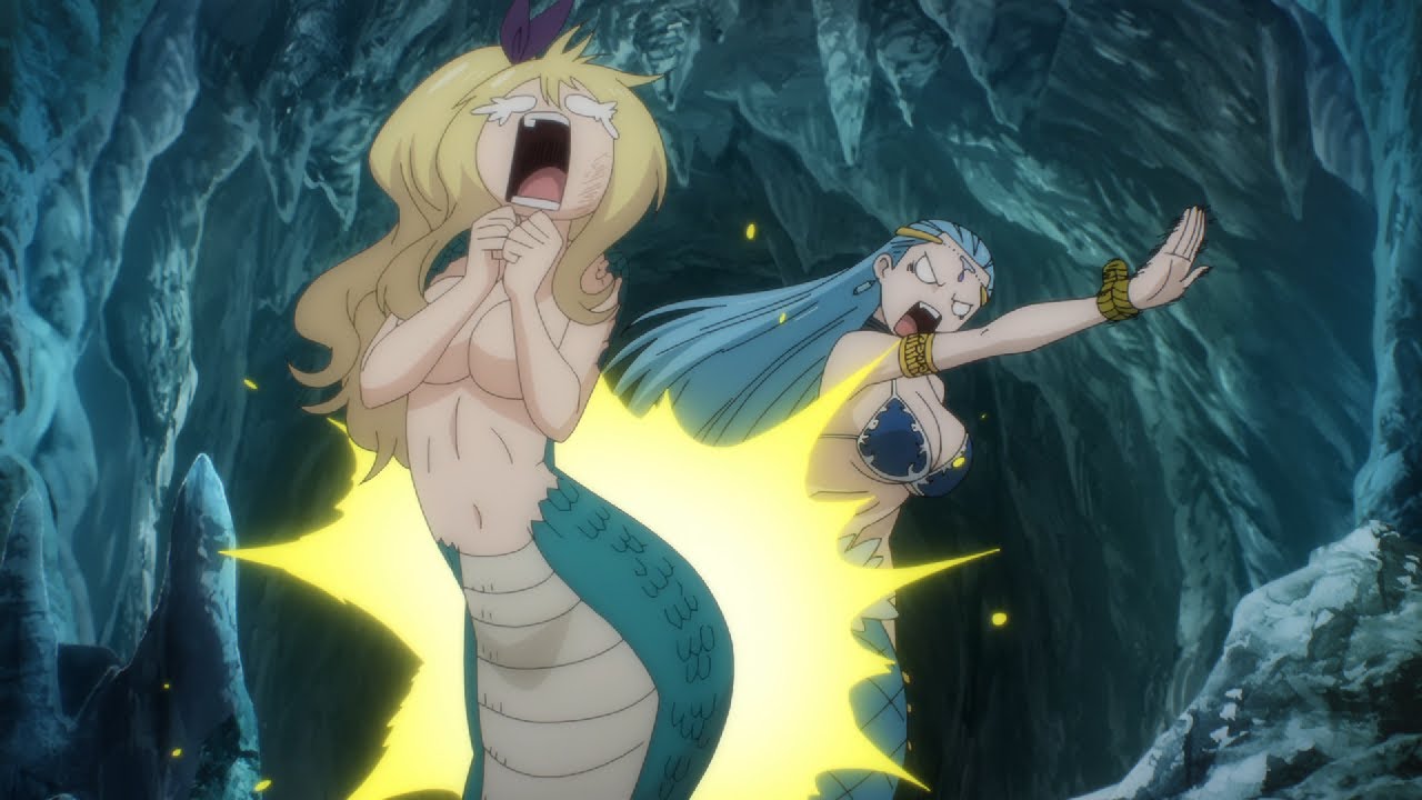 Lucy Vs Aquarius Full Fight! Fairy Tail 100 Years Quest Episode 21 - 22