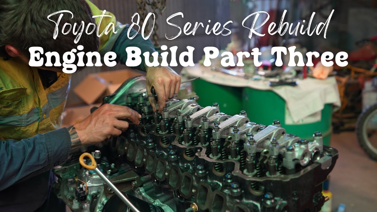 1HD-FTE Engine Build PART 3 - 80 SERIES LANDCRUISER REBUILD Ep. 7