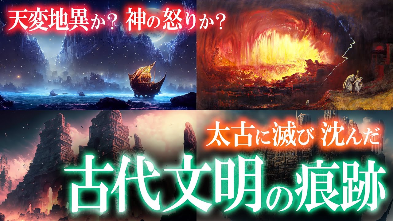 【総集編】天変地異か？神の怒りか？海に沈んだ古代文明の謎11選！ 世界のミステリーファイル 古代文明特集