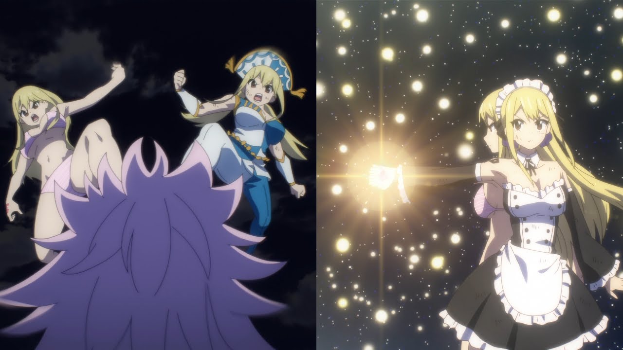 Lucy and Gemini Vs Mimi Full Fight! Fairy Tail 100 Years Quest Episode 23