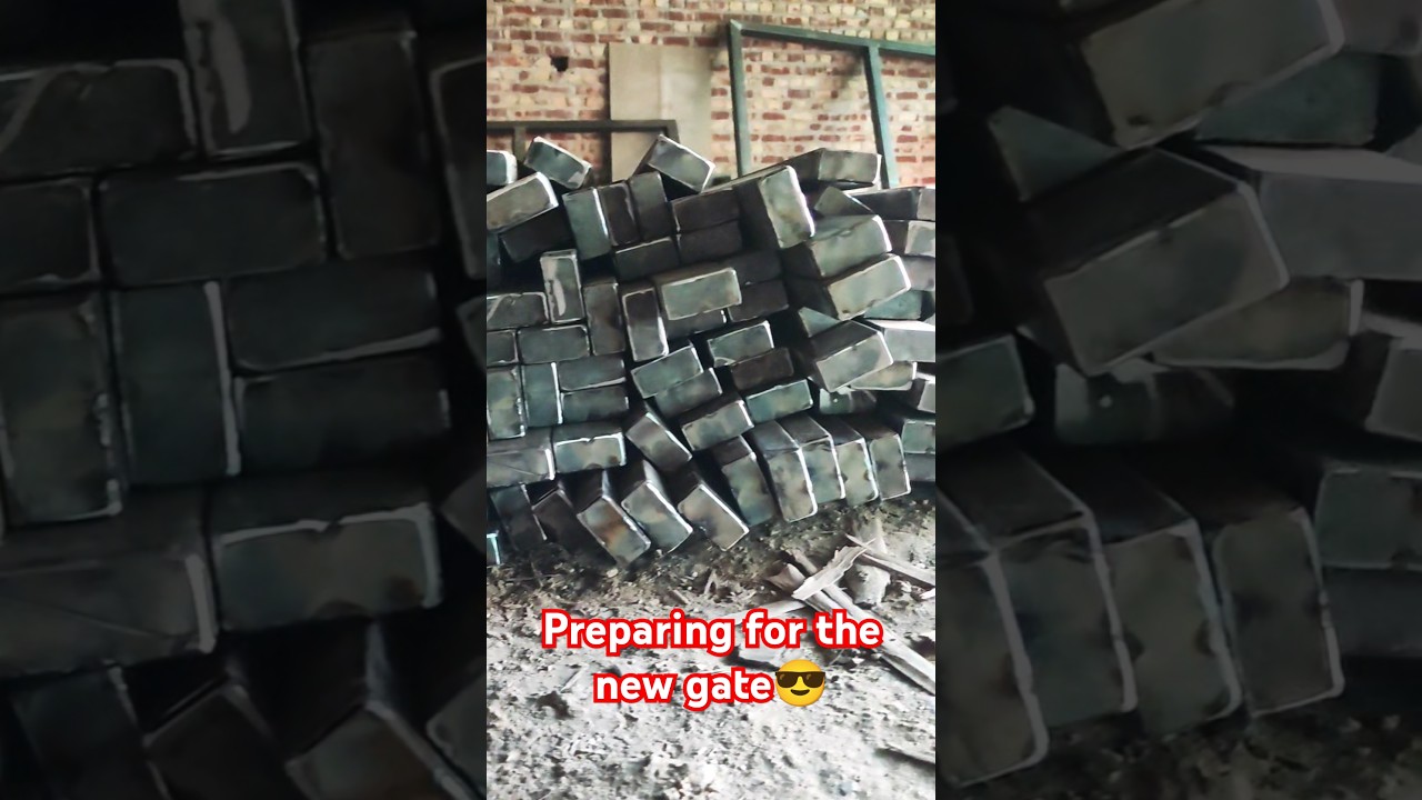 Preparing for the new gate..,!! #gate#fabrication #photography #design #aluminium #metalfabrication