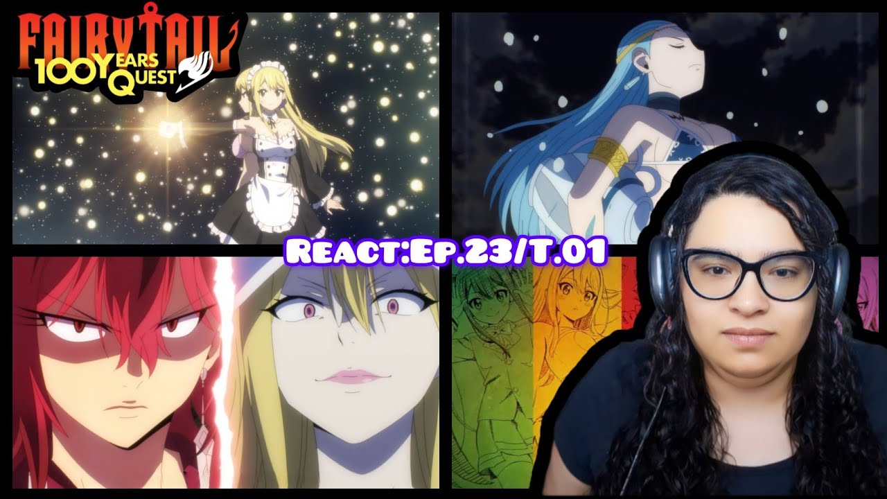 Reagindo a Fairy Tail 100 Years Quest | #react: Ep.23/T.01| O PODER DA DEUSA DRAGÃO DA LUA