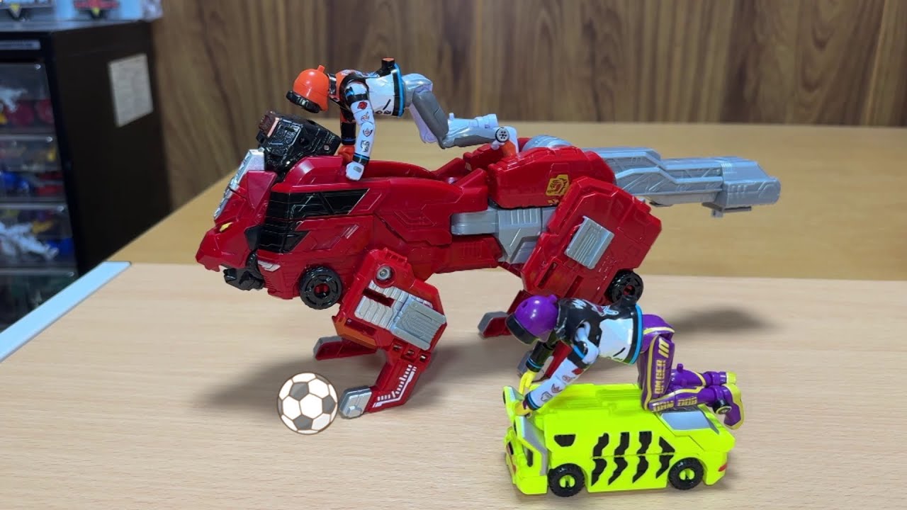 バクアゲなシュートを決めろ！爆上戦隊ブンブンジャー 第41話⑥劇中再現動画！ツインカムドライブ炸裂！Bakuage Sentai Boonboomger ep41