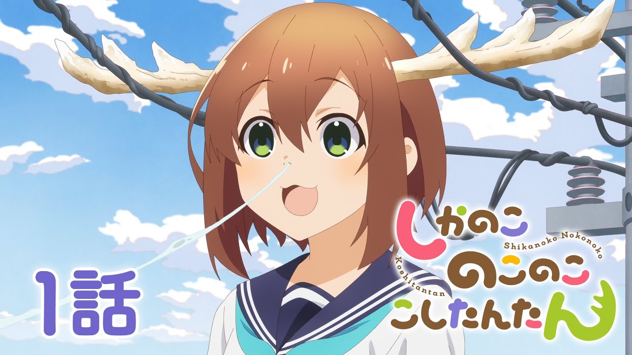 【1話】しかのこのこのここしたんたん 2024年12月30日(月)まで 全12話 期間限定イッキ見！【公式アニメ全話】#しかのこ