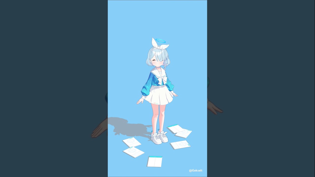 아로나의 파랑 피쿠니쿠 댄스  [Blue pikuniku dance] #ブルアカ