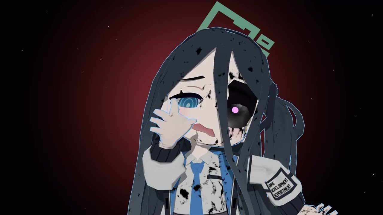 Miside's Menu Animation, But Aris | Blue Archive Animation