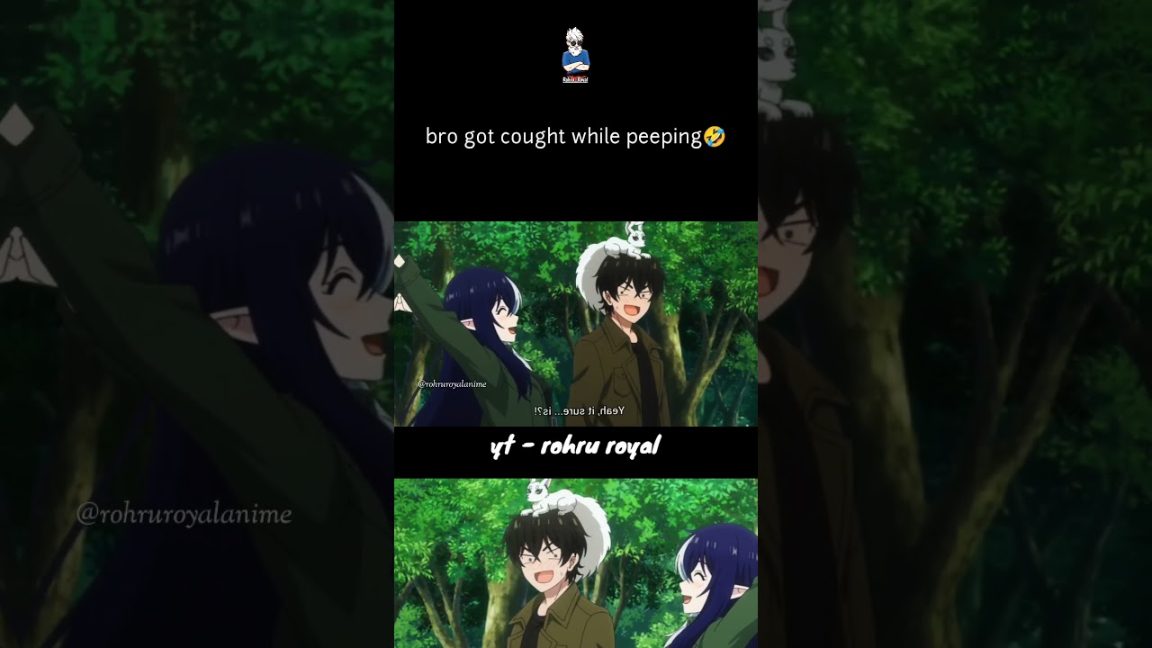 bro cought in 4k || anime random moment edit shorts