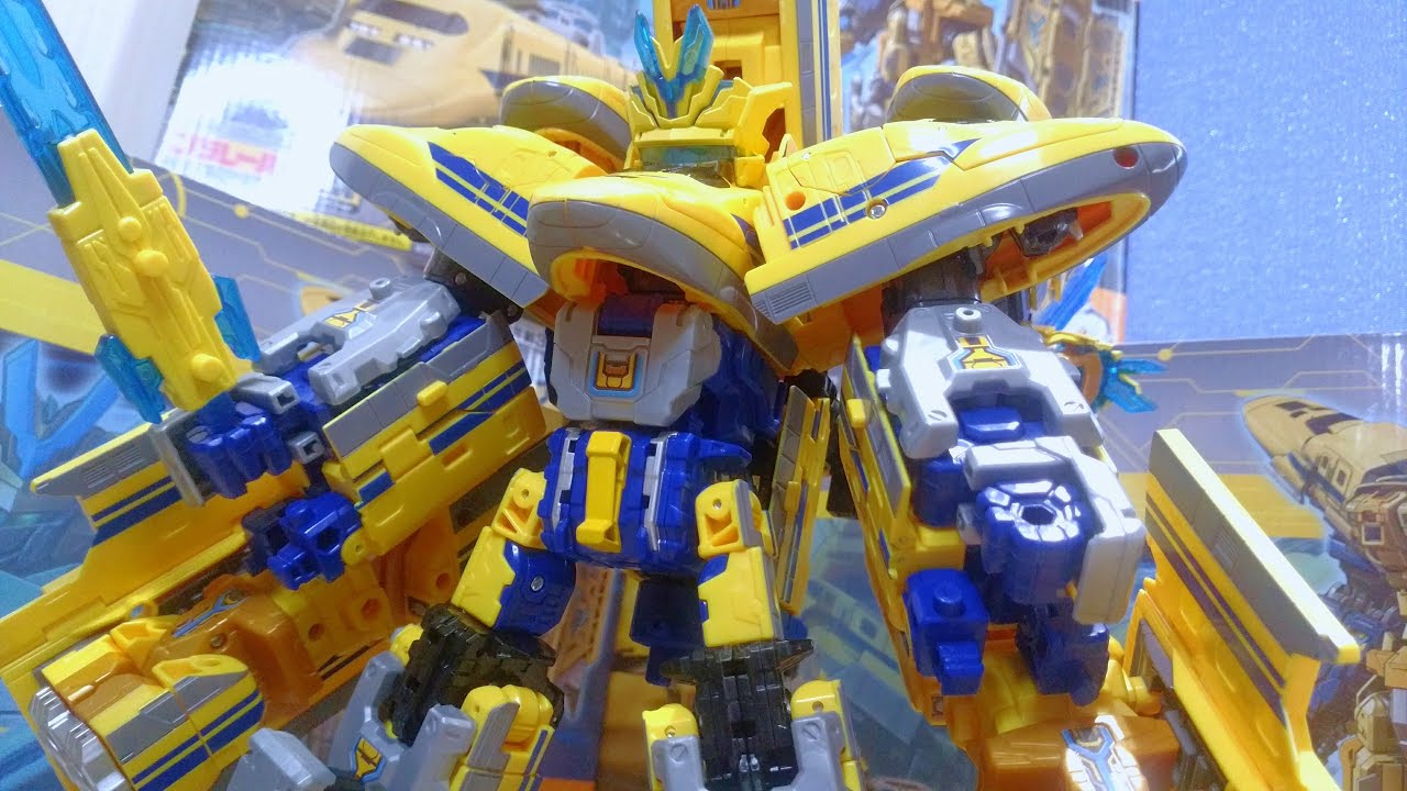 【#シンカリオン チェンジザワールド】🚄統一された車両合体がカッコ良すぎる😂　［ドクターイエロー］×３で俺合体レビュー❗　〘#プラレール 〙