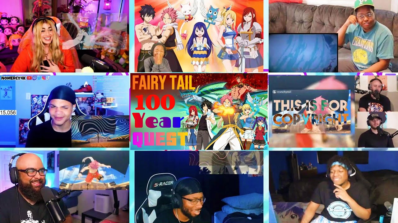 Fairy Tail 100 Year Quest Opening 1 Reaction Mashup