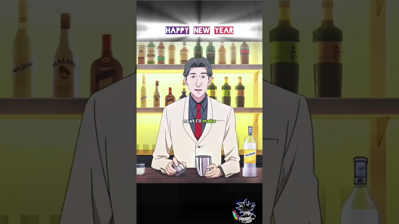 Happy new new year 2025 🎉🎆 ॥ Bartender challange ॥ #anime #2025 #animefan