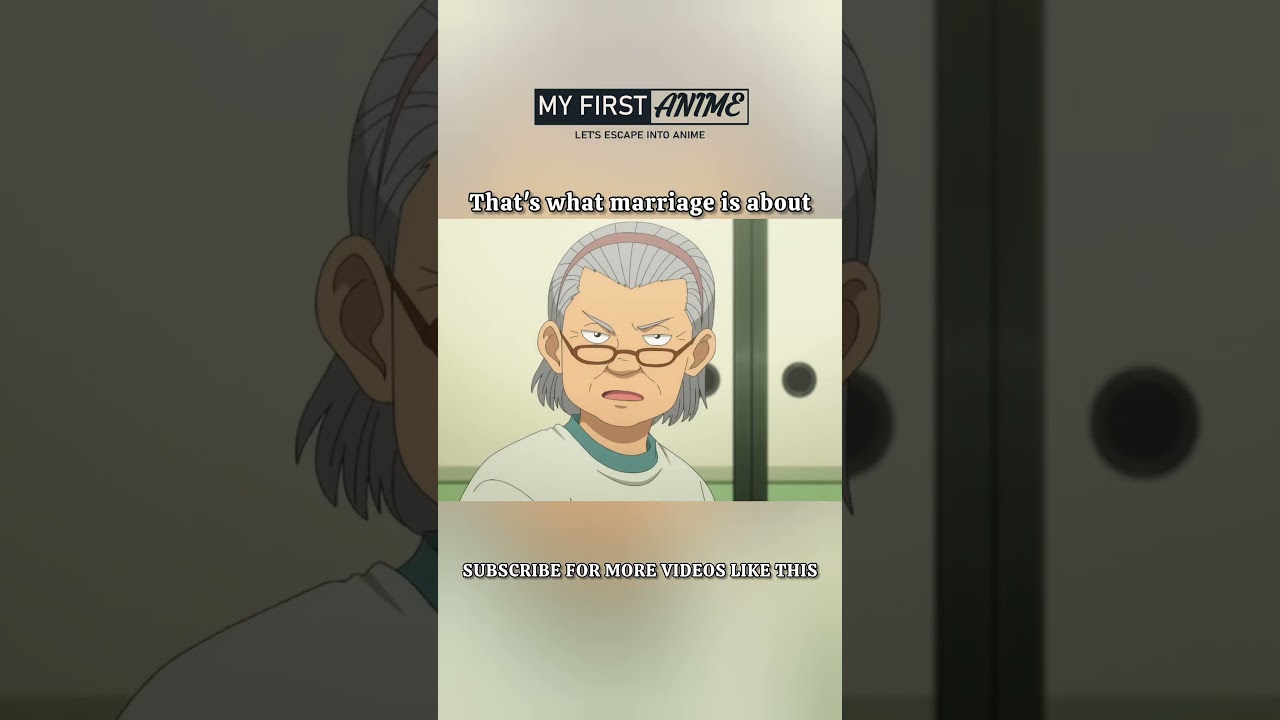 That's what marriage is about || オーイ！とんぼ || Anime wisdom  #anime #beautifulanime #newanime