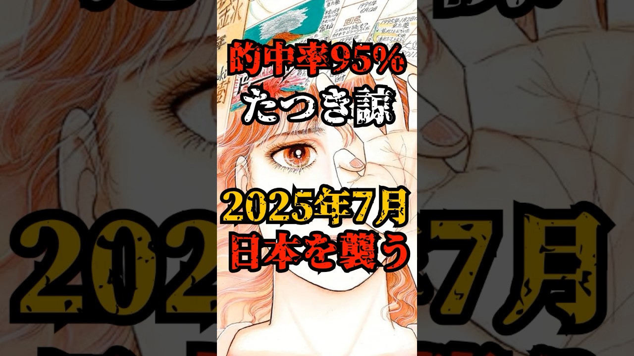 たつき諒さんが、2025年7月に関する衝撃な予言をしている【　都市伝説 ミステリー 予言 2025 】
