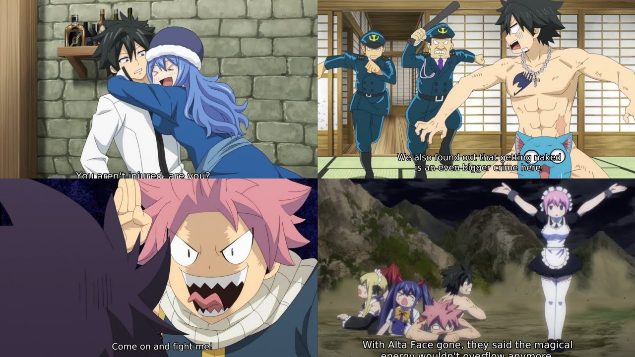 All funny and chibi moments in Fairy Tail: 100 Years Quest episode 25