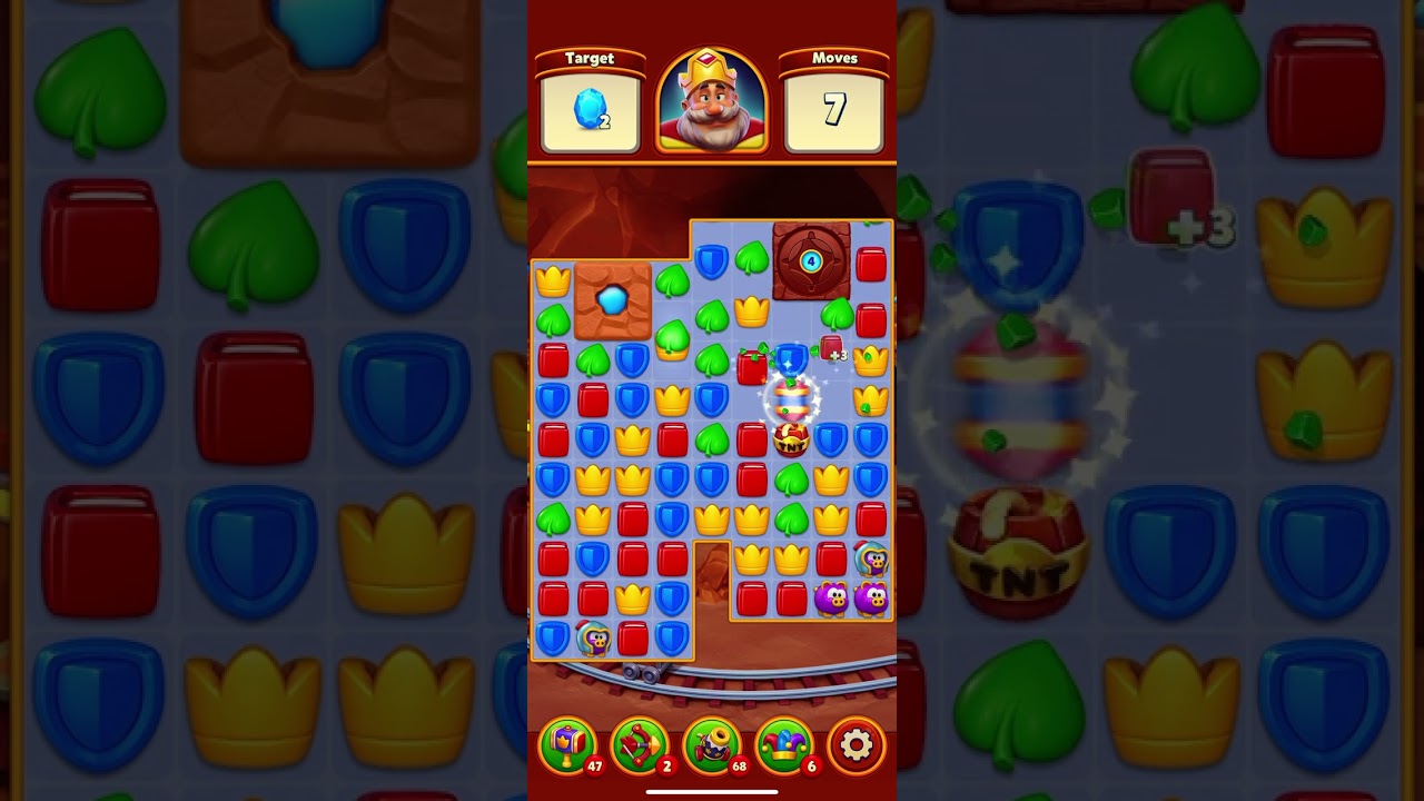 NEW Gate 2 Mine 2 SAPPHIRE Royal Match Level 10138 (Dream Games) King Robert’s Match 3 Gameplay