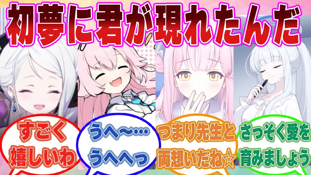 【SS】キヴォトスでは初夢に現れた異性の相手と結ばれるという言い伝えがあると知らずに生徒の前で初夢を語り続ける先生の末路に対する反応集【ブルアカ/まとめ/反応集】