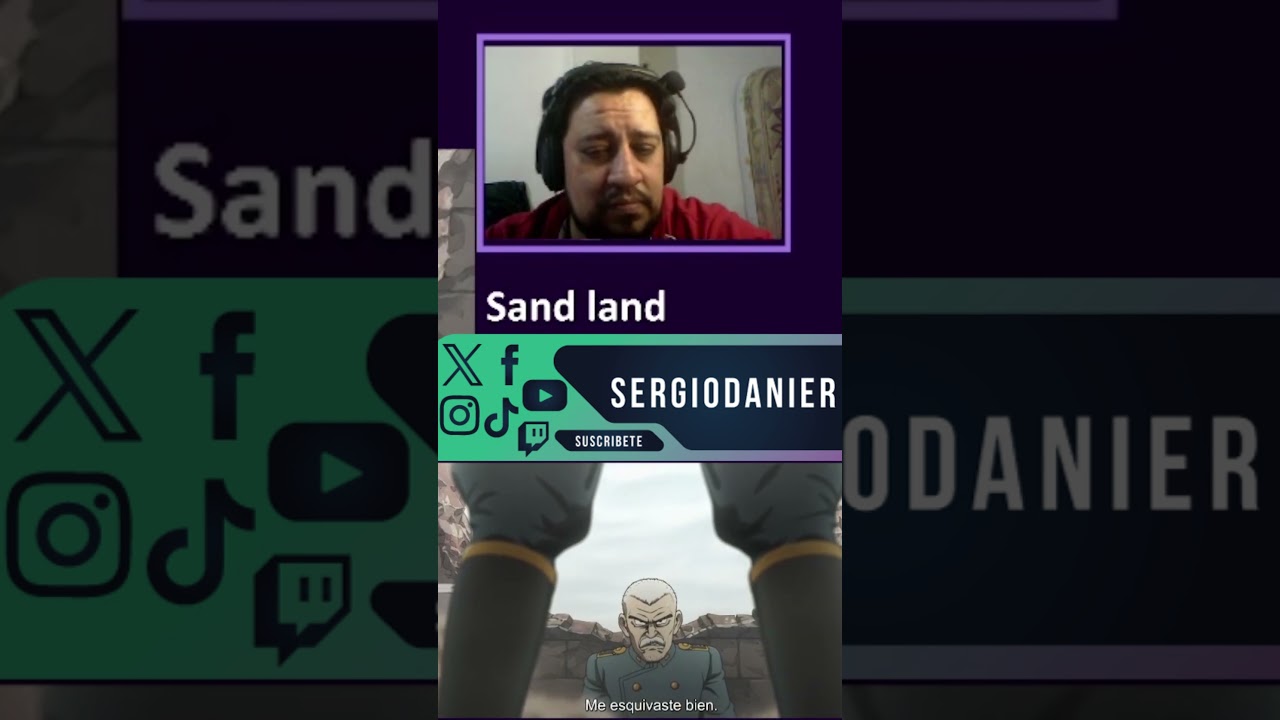 Rao vs Bred primera parte 2 SAND LAND cap 9 ultima serie de Akira Torillama #sandland