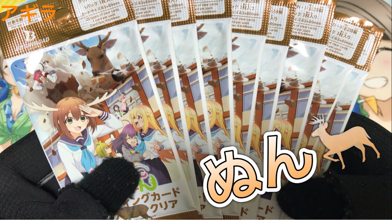 【しかのこ】DAISOで発見！　しかのこのクリアカードを開封！　#しかのこのこのここしたんたん
