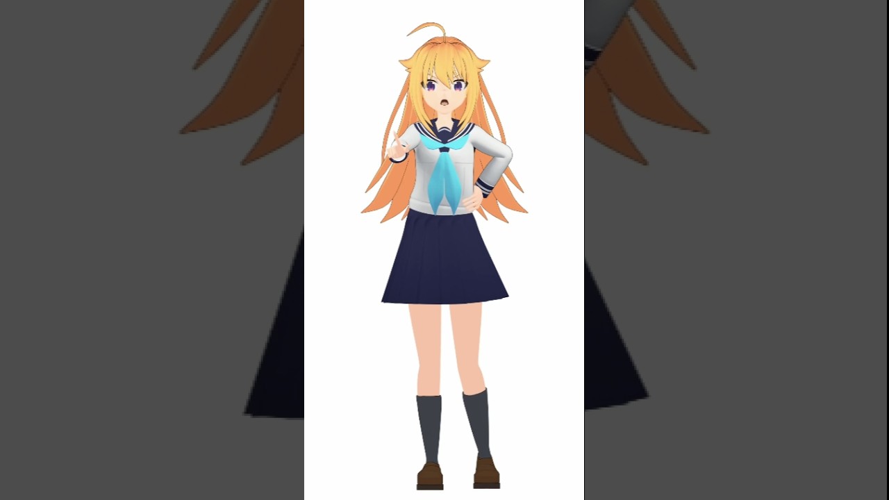 Blender こしたん #blender #アニメ #anime #3d #youtubeshort #shortsfeed  #foryou #foryoupage #fypシ゚ #fyp