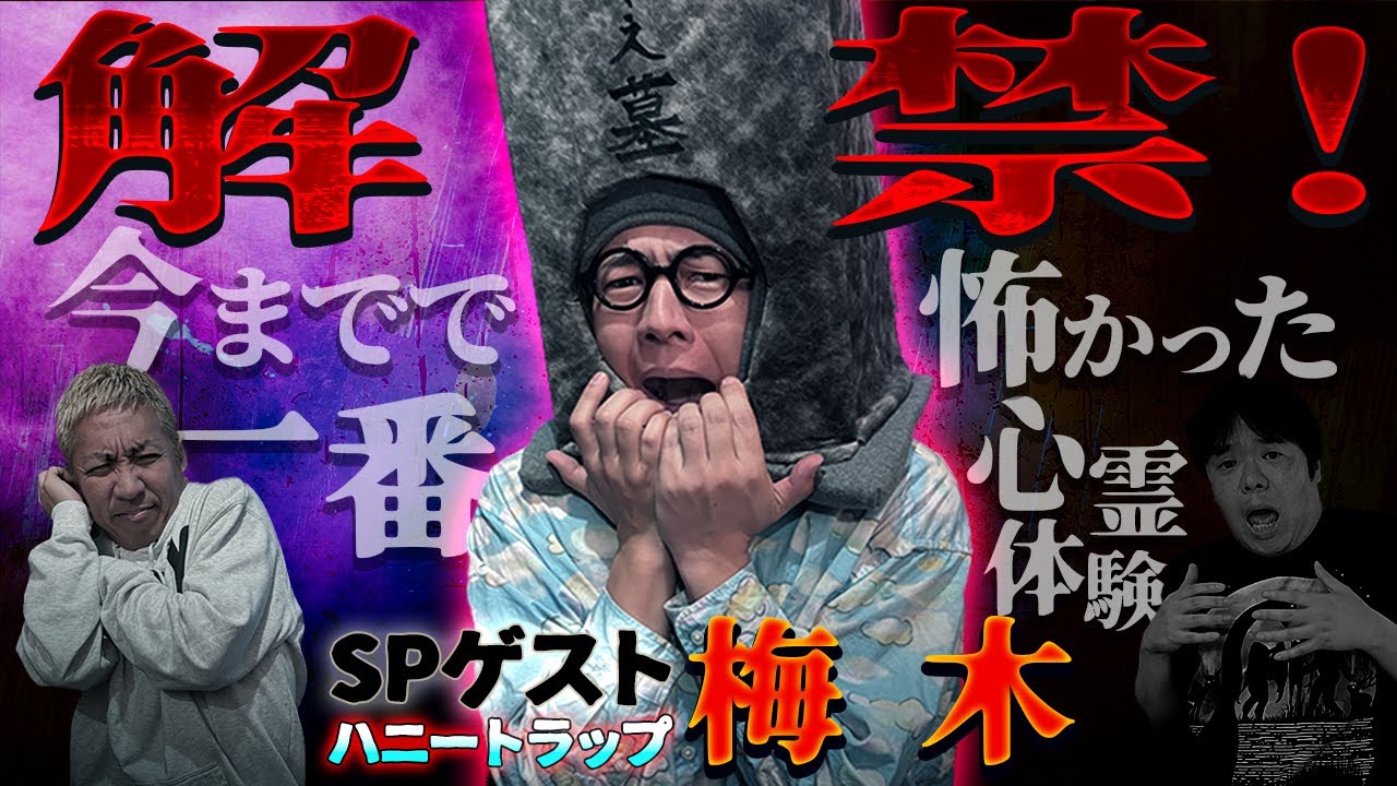 ※解禁怪談※ハニートラップ梅木が緊急参戦‼️配信に乗ってしまった過去一怖かった霊障とは…カチモード児玉和俊も緊急登板❗️【ナナフシギ】【怖い話】