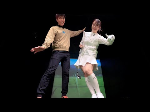 つま先上がりの傾斜からのスウィングに「オーイ! とんぼ」の声優・はやしりかが挑戦！ ダフらず打つためのポイントとは？【はやしをコースに連れてって！ #10】wryojfvjjdhjf