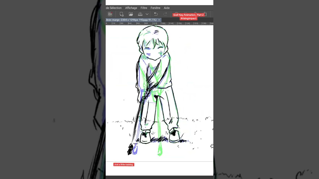 Fan animation Rising Impact #risingimpact #golf