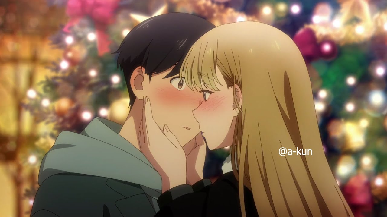 Shiori x Kuga cute romantic Kiss😘 Scene😍|| A Galaxy Next Door || Anime Kiss Scene @a-kun_
