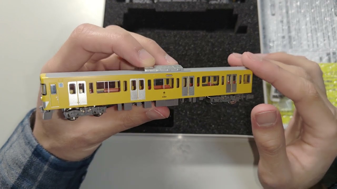 [開封動画]GM 50784 西武新2000系「終末トレインどこへいく？」（2463編成）基本2両編成セット（動力付き）をダラダラ喋りながら開封するだけ